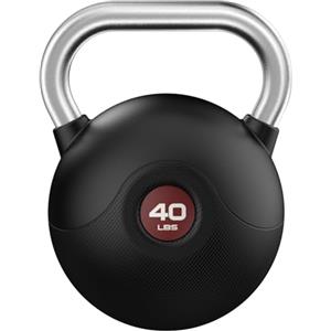 WINNOW kettlebells Set di pesi per l'allenamento della forza con impugnatura antiscivolo per l'allenamento di tutto il corpo, palestra domestica (40lb Rosso)
