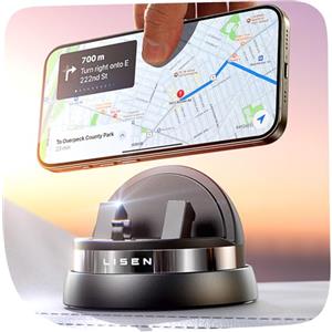 LISEN Portacellulare Universale, Supporto Cellulare Auto, Ventosa per Telefono, Porta Smartphone Auto