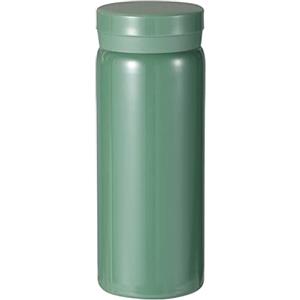 Boenkush Piccola Borraccia Termica - Bottiglia d'Acqua Carina per Bevande Calde e Fredde, Mantiene Caldo per 6 ore e Freddo per 12 ore - Verde 200 ml