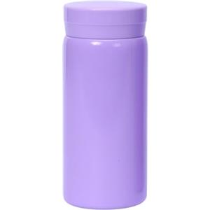 Boenkush Piccola Borraccia Termica - Bottiglia d'Acqua Carina per Bevande Calde e Fredde, Mantiene Caldo per 6 ore e Freddo per 12 ore - Violetta 200 ml