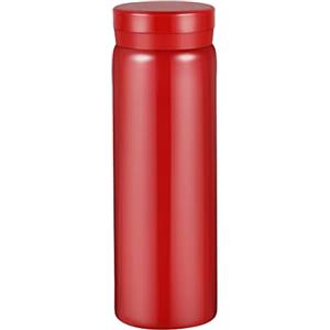 Boenkush Piccola Borraccia Termica - Bottiglia d'Acqua Carina per Bevande Calde e Fredde, Mantiene Caldo per 6 ore e Freddo per 12 ore - Rosso 280 ml