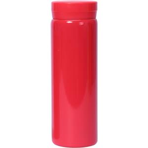 Boenkush Piccola Borraccia Termica - Bottiglia d'Acqua Carina per Bevande Calde e Fredde, Mantiene Caldo per 6 ore e Freddo per 12 ore - Roes Rosso 280 ml