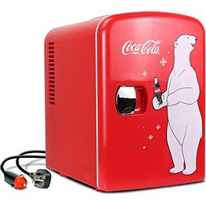 Koolatron Coca Cola KWC4 Frigo Elettrico Unisex Adulto, Rosso