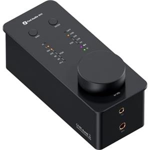Fosi Audio SK02 DAC Amplificatore per Cuffie, USB C a AUX Adattatore Convertitore Audio Digitale-Analogico, Ottico a 3,5 mm 4,4 mm Combo Bilanciato, Amplificatore Cuffie da Tavolo per Home Theatre