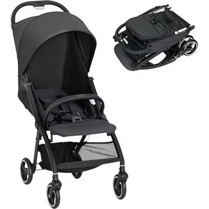 AIYAPLAY Passeggino Leggero 6.3kg per Bambini 0-3 Anni Pieghevole una Mano, Passeggino Compatto Reclinabile con Cappottina e Poggiapiedi Regolabile, Ruote e Cesto Portaoggetti, Fino a 15 kg, Grigio
