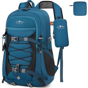 RAINSMORE Zaino Trekking 40 Litri Impermeabile Ultraleggero Pieghevole Zaino Montagna per Escursionismo Alpinismo Equitazione Campeggio Viaggio e Sportivo