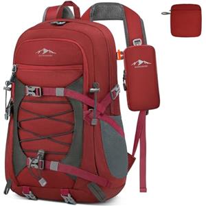 RAINSMORE Zaino Trekking 40 Litri Impermeabile Ultraleggero Pieghevole Zaino Montagna per Escursionismo Alpinismo Equitazione Campeggio Viaggio e Sportivo