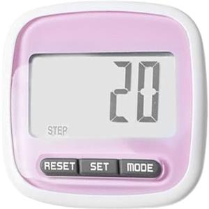 Gomice Clip per pedometro da passeggio, contapassi contapassi tascabile,Contapassi Fitness per Uomo Donna | Contatori Contatore di calorie a piedi con ampio display LCD e clip