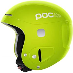 Poc Unisex Bambini Casco Da Sci, Giallo, Fluorescent Yellow, Verde, Xs, S