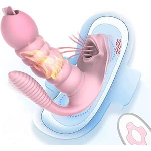 WOLWES - Gïòcàttòìšèššø Farfálla Vîbràtóré Succhia Clitòrīdè per Donna Ｖībràntè,Invisibile Vîbràtóré Wireless con Telecomando Stîmólàtóre Clîtórîdeo,Portatile Mutande Vîbratori