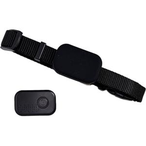 Generico GPS Localizzatore per Gatti e Cani, Tracker Mini per Animali Domestici Senza Abbonamento, Collare Regolabile Impermeabile IP67, Batteria a Lunga Durata, con iOS e Android (Nero)