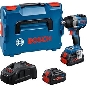 Bosch Professional 18V System Avvitatore a massa battente a batteria GDS 18V-750 C (incl. 2 batterie 5.0 Ah, caricabatteria GAL 18V-40, L-BOXX)
