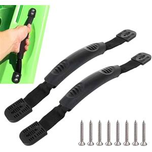 Generico Maniglie di presa della barca - 2 pezzi maniglia di trasporto in kayak ergonomico, robusto supporto laterale | Accessorio per la sostituzione pesante per canoe, barche e kayak, facile installazione, p