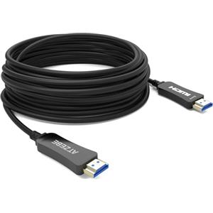 ATZEBE Cavo HDMI 2.0-10m, Cavo HDMI Fibra Ottica Supporta Ultra HD 4K@60Hz HDR 4: 4: 4 8bit, 18Gbps, 3D, ARC, HEC, CEC, HDCP 2.2