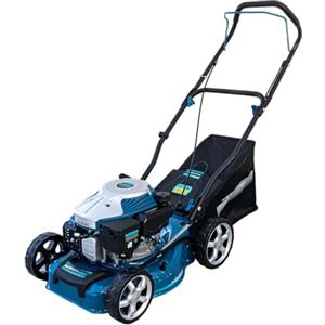 Cecotec Tagliaerba a Benzina Terrenator 2700.41 Total Z. Motore 144cc, 2,4kW e 3,2CV, Corpo Acciaio 41cm, Cambio Altezza Sistema Z-Tech, Taglio, Raccolta e Mulching, Ruote Posteriori XL