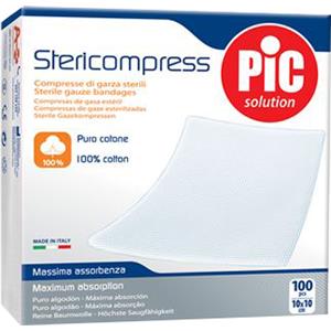 PIC Garza Sterile 18x40cm in Cotone Idrofilo - Compresse per Ferite