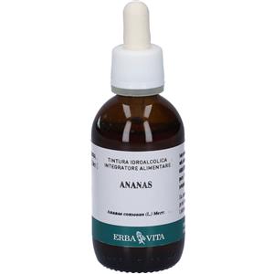 Erba Vita Ananas Soluzione Idroalcolica 50 ml - Integratore Alimentare con Gambo di Ananas
