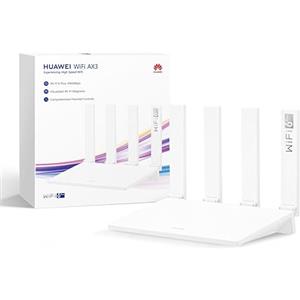 HUAWEI WiFi AX3 NEW Router, 6 Plus a 3000 Mbps, Larghezza di Banda Maggiore con 160 MHz, Gestione Intelligente del Domestico, Ampia Copertura, con HarmonyOS Mesh+, 30 Mesi di Garanzia