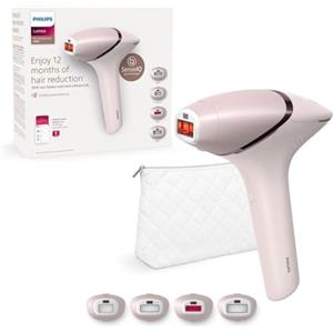 Philips Luce Pulsata Philips Lumea 9000 Series, dispositivo di epilazione IPL, alternativa ai dispositivi di epilazione laser, SenseIQ, 4 accessori per viso, corpo, ascelle e zona bikini, con e senza filo, BRI957/00