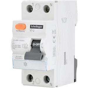 Blendend Interruttore differenziale 2 poli 63A 30mA, protegge i circuiti elettrici ed evita le scosse elettriche per la sicurezza degli impianti.