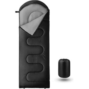 Forceatt Sacco a pelo per 4 stagioni, sacco a pelo invernale, campeggio, viaggi, festival, adatto per diverse stagioni, 2,4 kg