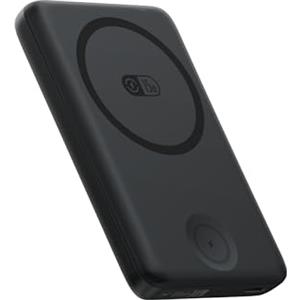 Baseus 2 in 1 Magsafe Powerbank 10000mAh 27W Doppi Anelli Magnetici, Caricabatterie Portatile Magnetic Power Bank USB C Compatibile mit iPhone 12-17, Apple Watch Series 1-11 Ultra e SE, AirPods