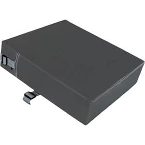 Générique Rialzo Sala Da Pranzo 33 X 33 X 8 Cm Rialzo Portatile PU Spugna Con Doppia Cintura Di Sicurezza Rialzo Portatile Regolabile Per Sedia Da Cucina