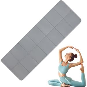 Generico Tappetini Yoga Spessi, Uomo Donna Antiscivolo Palestra, Pieghevole e Spesso per Pilates Esercizi Pavimento Appartamento Palestra Salotto Interno Esterno