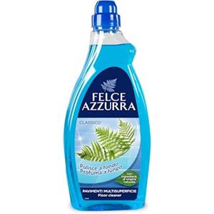 Felce Azzurra - Detersivo Pavimenti Profumato Classico per Pulizia Casa Adatto a Ogni Pavimento, Detergente Pavimenti Pulisce e Profuma a Lungo, Flacone Ergonomico e Ingredienti di Origine Naturale 1L
