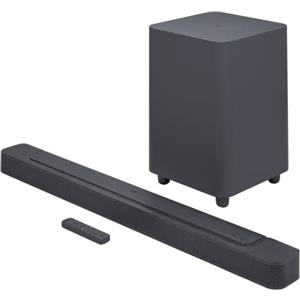 JBL Bar 500, Soundbar a 5.1 Canali per TV e Subwoofer Wireless, con Telecomando, Dolby Atmos e MultiBeam Surround Sound, PureVoice, Potenti Bassi, Connessione HDMI eARC con 4K Dolby Vision, Nero