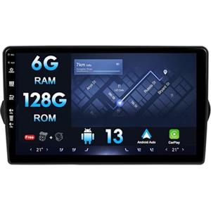 MISONDA Autoradio Android 13 per Fiat Egea/Tipo 2015-2018 - [6G+128G] -DSP/Carplay/Android Auto integrati- Microfono per fotocamera GRATUITO - 9 pollici IPS - Controllo del volante WiFi BT Fast-Boot DAB+