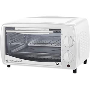 PYRAMIDEA Forno Elettrico Capacità 12 Litri 650 Watt con Timer Colore Bianco