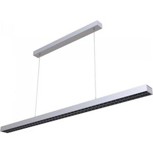 V-TAC Plafoniera LED a Sospensione 60W Lineare Argento con Chip Samsung, Luce Bianco Naturale 4000K, Dimmabile