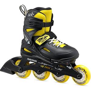 Rollerblade FURY, Pattini in linea, nero/giallo, 33-38, ragazzo