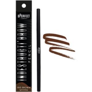 BPerfect Indestructi'Brow Matita per Sopracciglia Irid Brown - A prova di sbavature e sudore, lunga durata, cruelty-free