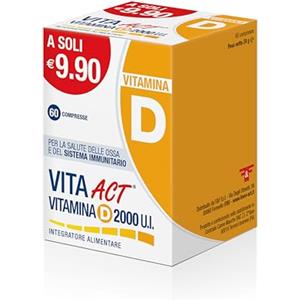 linea ACT Vita Act Ferro + Vitamina C, Integratore Alimentare a base di Ferro, Confezione da 60 capsule