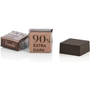 Venchi - Cubotto Extra Fondente 90%, 1 kg - Cioccolatini da Caffè - Senza Glutine - Vegano