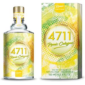 4711® Remix Cologne al limone - Urban Summer I Eau de Cologne - fruttata - frizzante - vivace - la freschezza vivace del limone in una nuova versione estiva! I Natural Spray Vaporisateur da 100 ml
