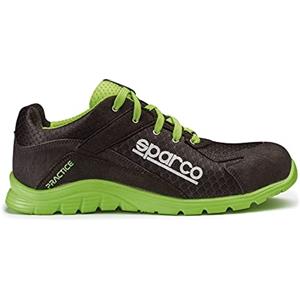 Sparco - Practice Keke ESD S1PL SR FO - Scarpe antinfortunistiche Uomo Donna - Scarpe da lavoro antiscivolo e resistenti - Calzature di sicurezza adatte ad ogni condizione di lavoro - EU 44