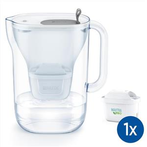 Brita - Caraffa Filtrante Style Mxpro-bianco/grigio/trasparente