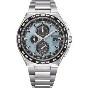 CITIZEN Titan AT8238-84M - Orologio da uomo Eco-Drive a energia solare, con cinturino in titanio, Bracciale