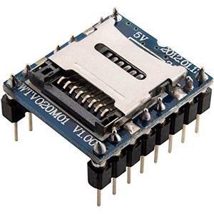 AZDelivery WTV020 Scheda SD Modulo Audio compatibile con Arduino incluso un E-Book!