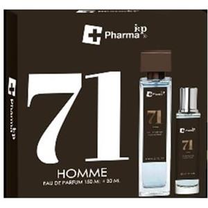 IAP PARFUMS COFANETTO UOMO 71 - Eau de Parfum 150 ml 30 ml, Fragranza Legnosa Fruttata