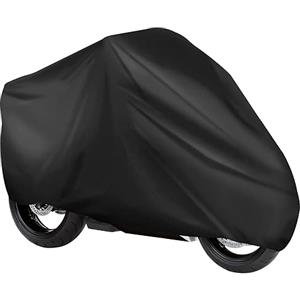 Turnaroundtech Telo coprimoto impermeabile grande 240 x 140 cm Materiale PEVA protegge dal sole polvere pioggia telo moto telo moto per esterno impermeabile coprimoto impermeabile per esterno