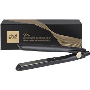 GHD Gold Styler Nero-Piastra Intelligente Ultra-Zone 185°C Lamelle Arrotondate