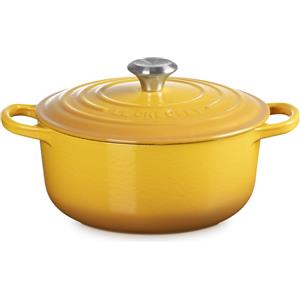 Le Creuset Cocotte Rotonda Evolution in Ghisa Vetrificata Ø 20 cm - Colore Nectar