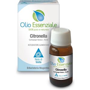 Erboristeria Magentina Olio Essenziale di Citronella 10 ml - Rilassamento e Benessere Mentale