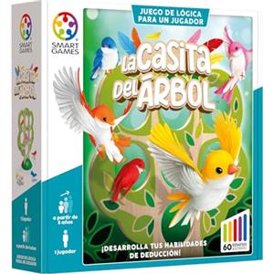 SmartGames - La Casa Dell'albero | Giochi Per Bambini Di 5 Anni O Più | Giochi Educativi Bambini 5 Anni O Più | Puzzle Bambini 60 Sfide | 1 Giocatore