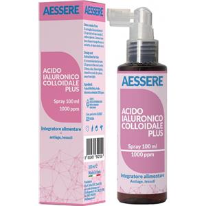 Aessere Acido Ialuronico Colloidale Plus Spray 1000 ppm 100 ml - Idratante e Anti-rughe