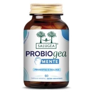 Salugea ProbioGea Mente - Integratore Probiotico Naturale per Umore e Benessere Emotivo, 60 Capsule Vegetali Acido-Resistenti